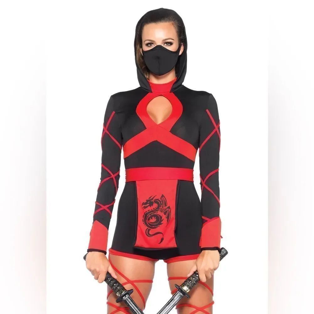 NWT Leg Avenue Dragon Ninja 🥷 3pc costume size Medium